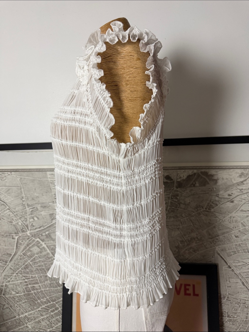 Sarah hann white top Size XS - Picture 5 of 12